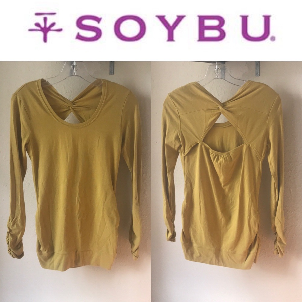 Ruched Long-sleeve Workout Top